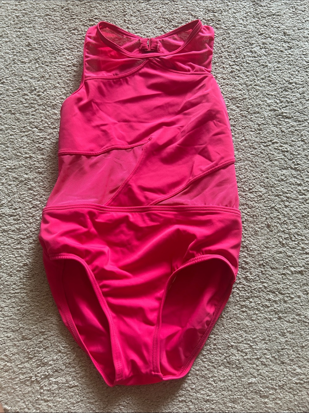 Bright Hot Pink kids dance leotard
